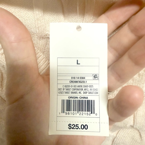 A New Day Cream Knit Vest - Picture 4 of 4